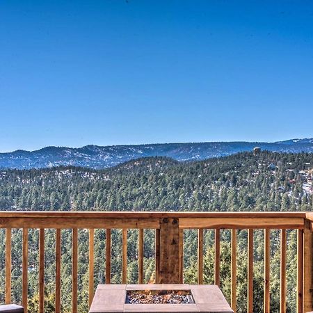 Mountains Majesty Cabin With Hot Tub And Mtn Views! Villa Ruidoso Esterno foto