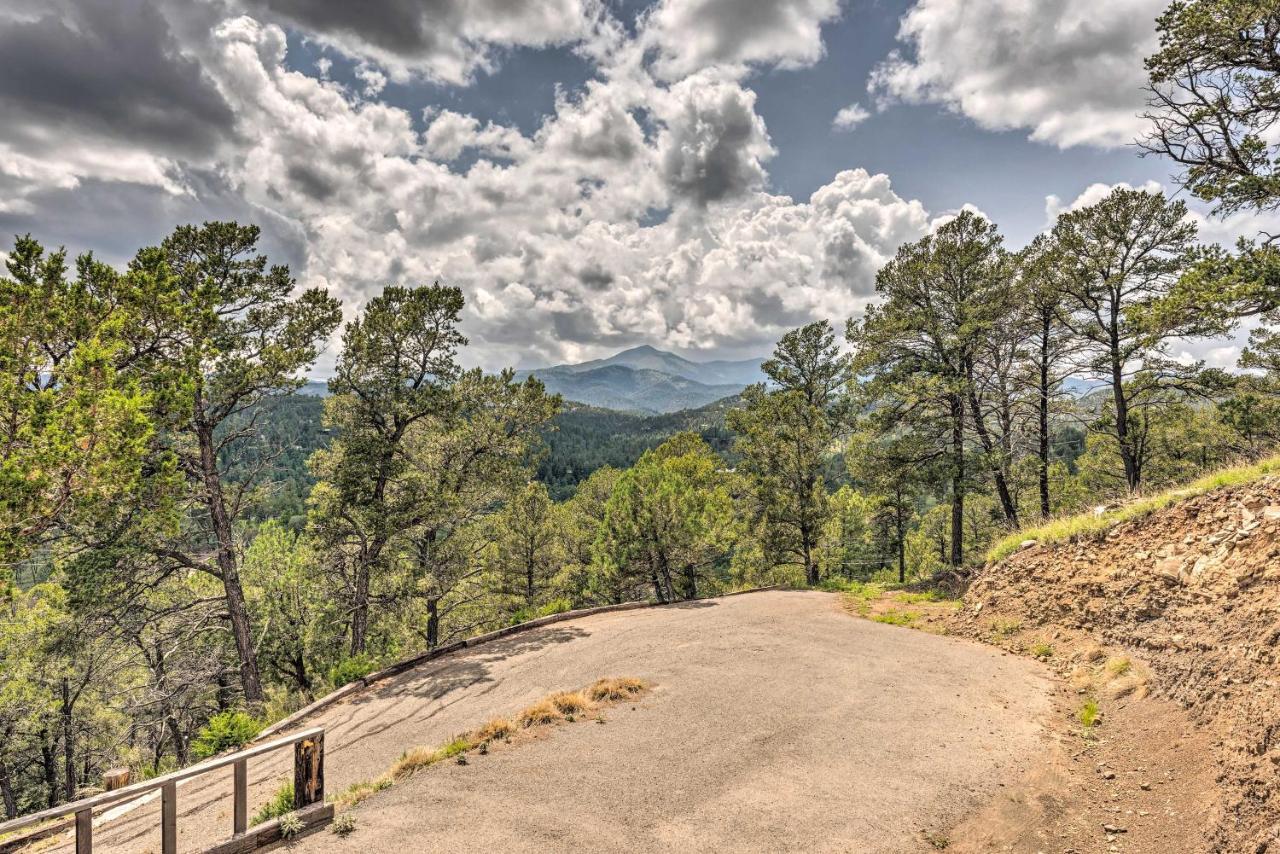 Mountains Majesty Cabin With Hot Tub And Mtn Views! Villa Ruidoso Esterno foto