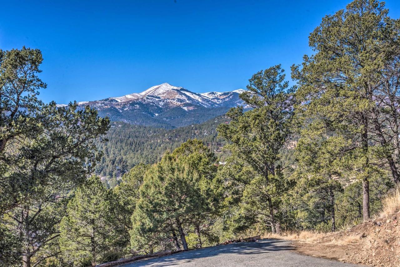 Mountains Majesty Cabin With Hot Tub And Mtn Views! Villa Ruidoso Esterno foto